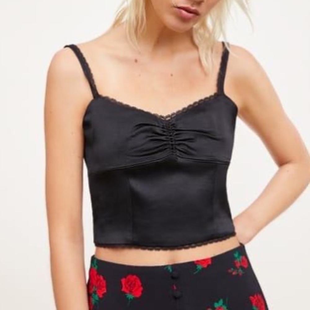Zara Satin Top